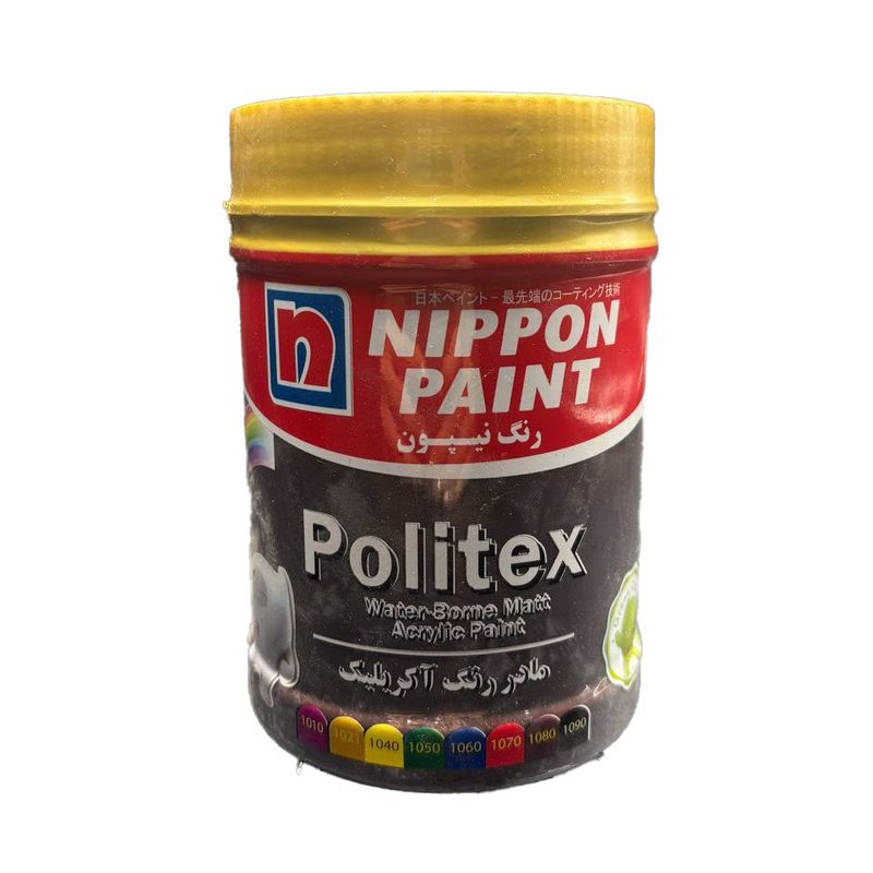 رنگ قهوه ای اکرلیک پولیتکس نیپون کد 1080 وزن 1 کیلوگرم